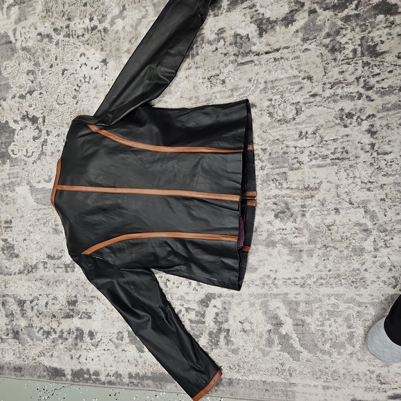 IMAN 100% Leather jacket - Picture 3 of 5